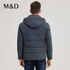 M&D名盾商务男士秋冬新品可拆卸帽加厚羽绒服男 商品缩略图4