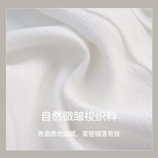 OLrain法式白色长袖雪纺蕾丝衫女早秋2022年新款不规则设计感衬衣 商品图2