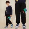 贝贝怡童装秋冬儿童夹棉保暖长裤男童时尚可爱卡通恐龙裤子224K2418 商品缩略图3