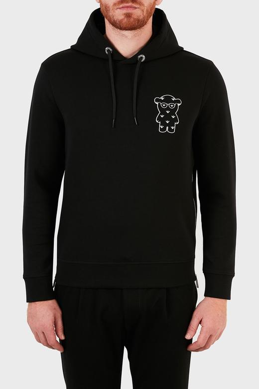 【超惠秒】Emporio Armani 男女通款 可侧开拉链休闲百搭弹棉带帽卫衣/外套 10363 商品图9