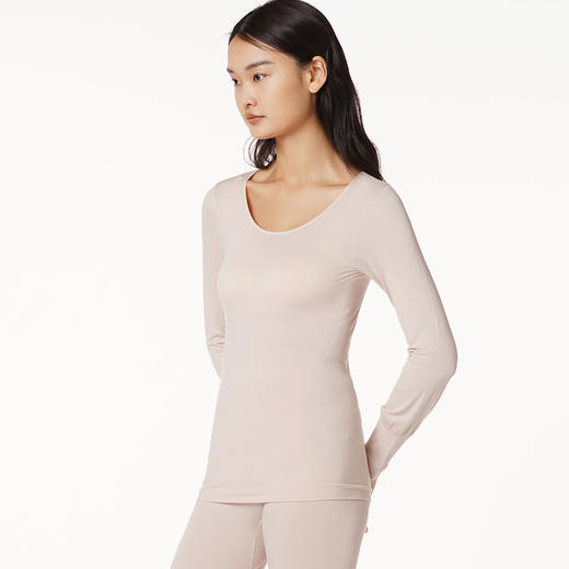 都市丽人强暖负15至负5度女士特价无缝无缝面料厚套装保暖衣LW2CA1 商品图1