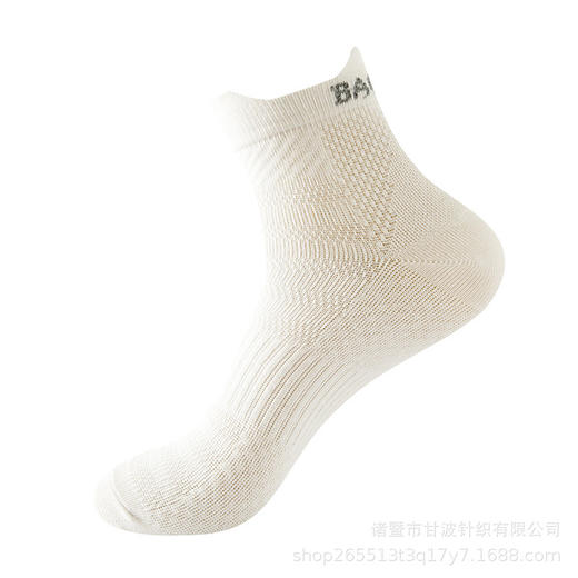 3双装【夜光运动袜】专业运动袜中筒纯色男女夜光标精梳棉跑步爬山户外骑行潮袜秋冬男女 商品图4