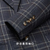 【亲肤透气】罗蒙男士西服休闲商务时尚格纹通勤百搭单西西装外套男 商品缩略图7