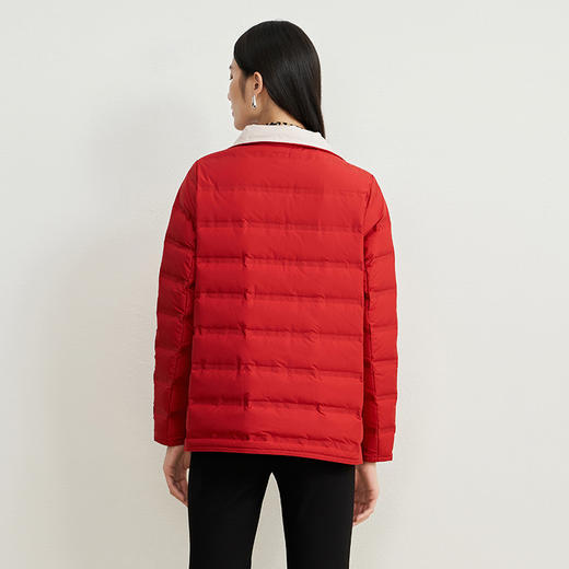 EITIE爱特爱冬季新款时尚轻薄羽绒服女短款保暖6811501 商品图9