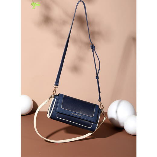 饮水鸟爵士归园侗族手织亮布包 法棍包 亮布蓝/亮布绿 商品图1