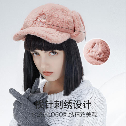 Supield素湃宇航气凝胶抗寒包耳雷锋帽冬季保暖东北防风滑雪帽女 商品图0
