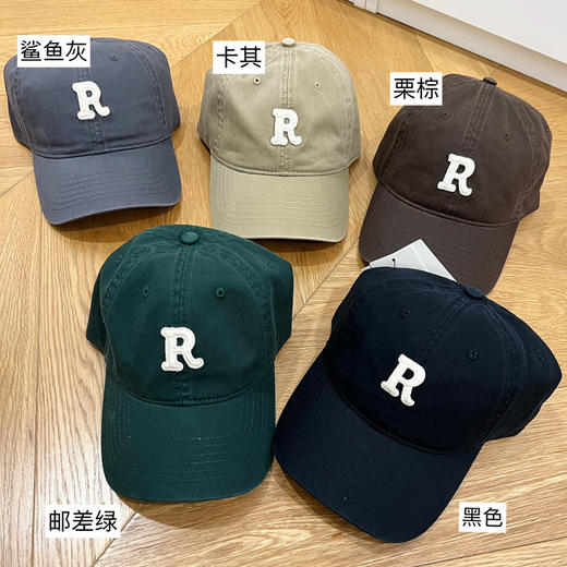 韩国同款R字母刺绣｜可调节鸭舌帽 商品图7