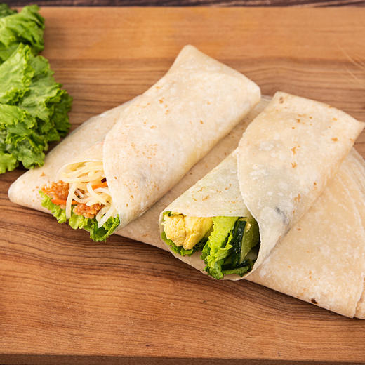 「5斤装！手工卷饼」皮薄饼皮山东单饼烙馍筋饼卤鸡肉卷饼早餐手抓饼粮油米面 商品图2