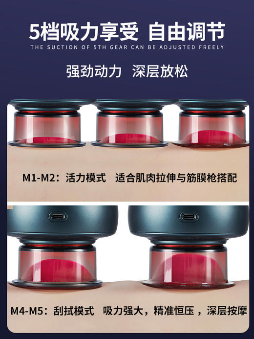 斐壹度（FITDASH）智能呼吸拔罐刮痧仪 商品图3