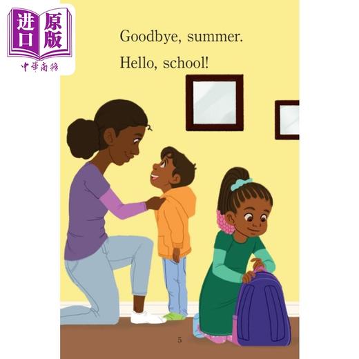 【中商原版】Step into Reading Step 1 School Day 兰登阅读进阶1沙滩日 英文原版 儿童绘本 分级阅读 Candice Ransom 7-12岁 商品图3