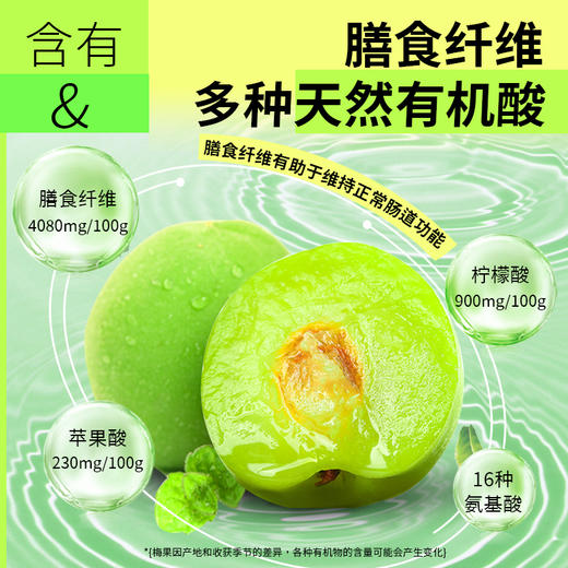 檬冻无核蜂蜜梅肉120g*3袋 酸甜生津 解腻开胃 商品图3