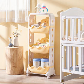 儿童玩具置物架小推车宝宝玩具收纳车收纳架多层整理收纳储物柜