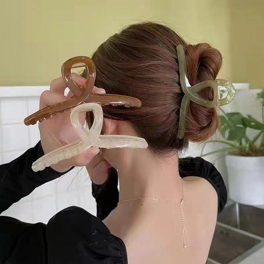 【2个/4个】韩版亚克力透明抓夹发饰-D仓 商品图0