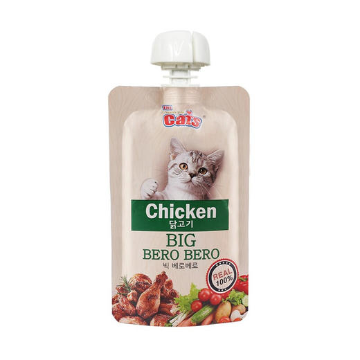 猫太郎CATTARO猫条零食咘噜肉泥包 猫咪流质零食 幼猫成猫 挑嘴湿粮包猫条 膏状猫酱罐头95g*4 四种口味 商品图5