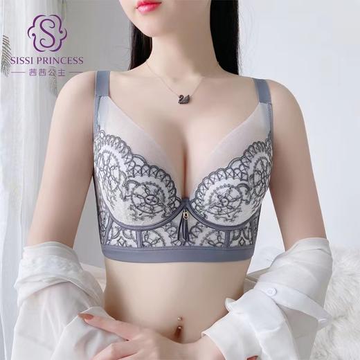 大胸显小  镍钛记忆 大弧度软钢托   全罩杯舒适   显瘦10斤     梦幻轻奢 商品图2