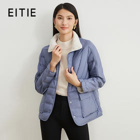 爱特爱冬季新款时尚白鸭绒短款羽绒服6811502