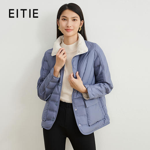 爱特爱冬季新款时尚白鸭绒短款羽绒服6811502 商品图0