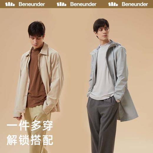 BENEUNDER 蕉下  挚暖系列摇粒绒打底衫  男款 商品图4