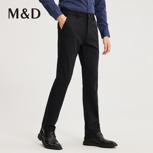 MD名盾商务男士秋冬新款四面弹修身休闲裤百搭耐磨男长裤 商品图2