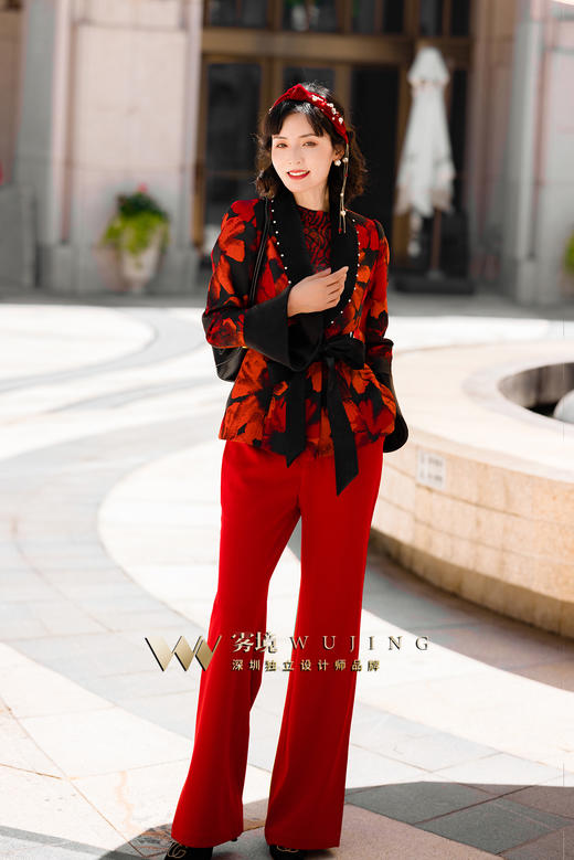 2202122 经典故事 高密斜纹裤子 雾境 商品图4