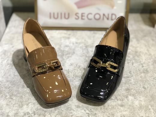 IUIU 时尚气质高跟乐福鞋方头深口单鞋 U21CM35161 商品图3