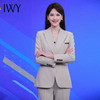 IWY/新款米白色西装马甲三件套设计感霸气总裁范西装套装女CPM1486 商品缩略图1