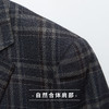 【亲肤透气】罗蒙男士西服休闲商务时尚格纹通勤百搭单西西装外套男 商品缩略图5