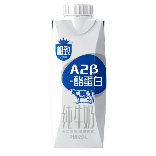 【企业购-常温】极致A2β-酪蛋白纯牛奶 250ml*10盒 商品图1