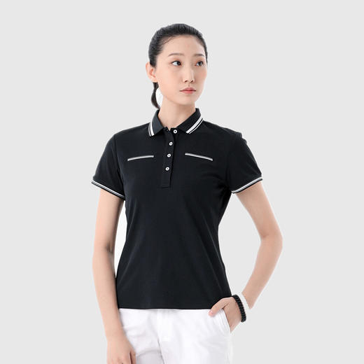 探路者女式翻领T恤TAJI82886 商品图0