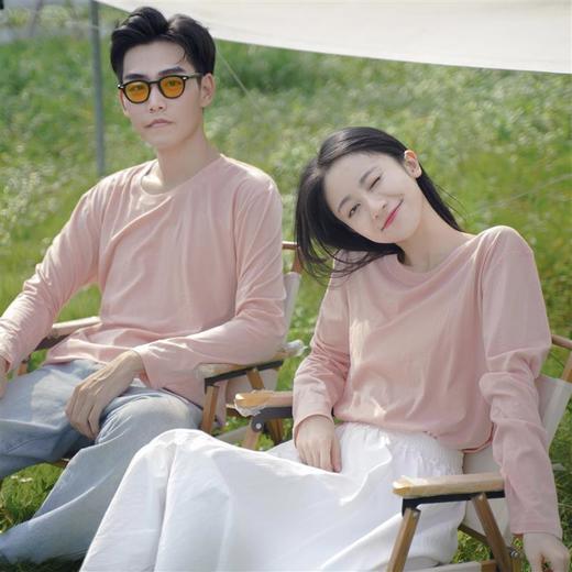 【3件99元】莫兰蒂长袖纯棉T恤 轻薄不透肉 透气不闷汗 商品图1