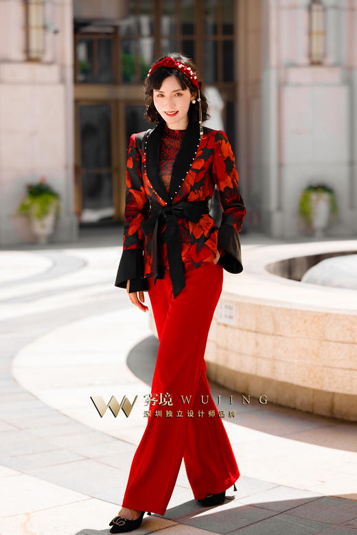 2202122 经典故事 高密斜纹裤子 雾境 商品图2