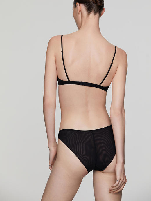 Her Senses｜感官 04-B045-NN 网纱无钢圈三角杯  [ 黑 / 裸 ] 商品图3