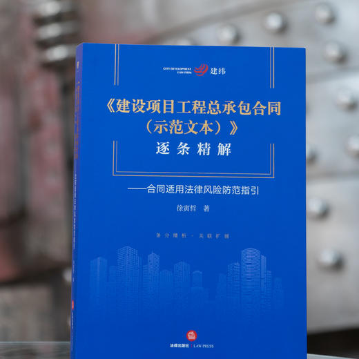 《建设项目工程总承包合同（示范文本）》逐条精解：合同适用法律风险防范指引  徐寅哲著 商品图2