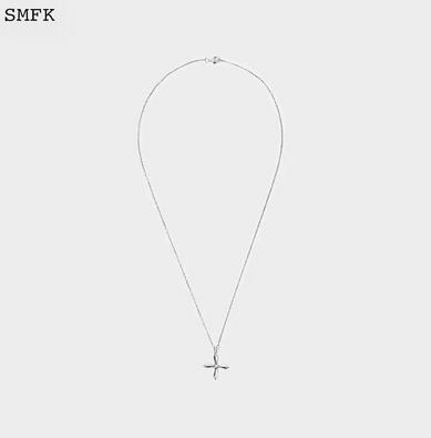 SMFK沉默之花复古项链JNS01S小号银色.潮快闪[福利品] 商品图0
