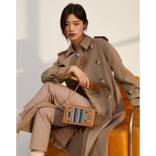 饮水鸟爵士归园侗族手织亮布包 商品图7