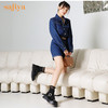 【双旦福利】Safiya/索菲娅 JK玛丽珍女鞋2022年冬季新款甜酷减龄厚软底袜靴女 SF24116076 商品缩略图4