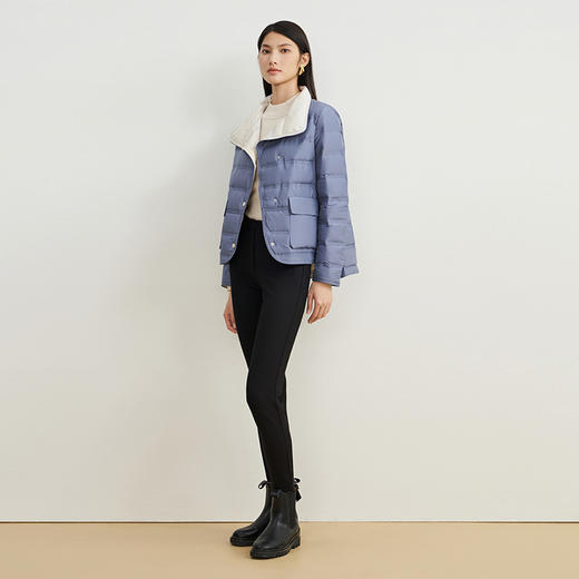 EITIE爱特爱冬季新款时尚轻薄羽绒服女短款保暖6811501 商品图2