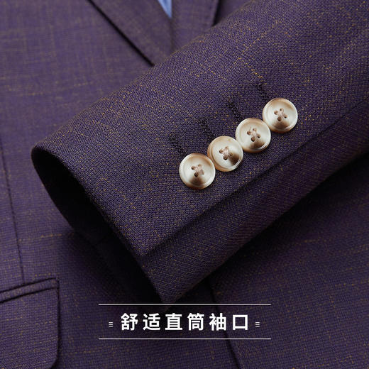 【舒适透气】罗蒙男士西服单西商务百搭时尚暗纹通勤上班西装外套男 商品图7
