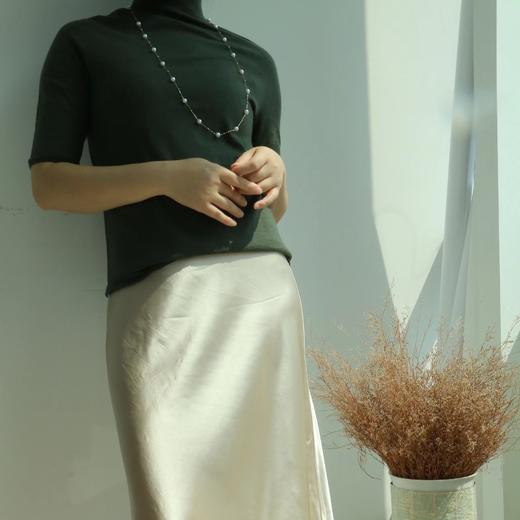 【下单2-3个工作日发】甄珠贝 爱丽丝长链 18K金天然珍珠项链 经典百搭精致唯美锁骨链 商品图7