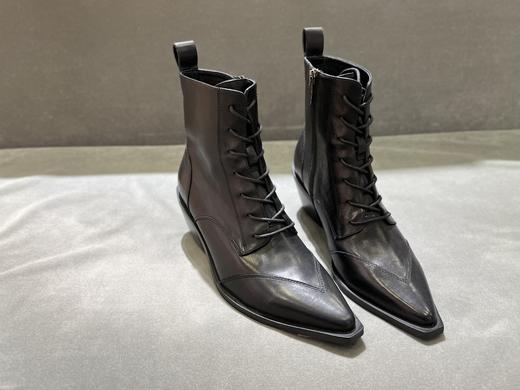 IUIU 帅酷牛仔靴粗跟短靴 U21DS44451 商品图1