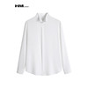 HIM漢崇 舒适简约暗门襟衬衫时尚优雅宴会婚礼长袖衬衣 2025秋季 商品缩略图0