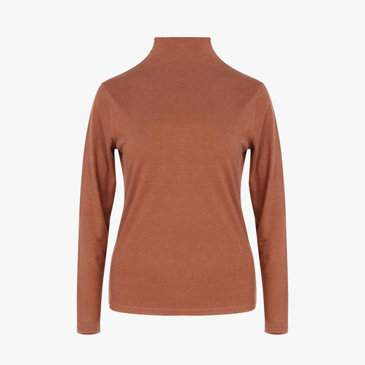 都市丽人轻暖5至15度女士发热纤维单件巴素兰发热绒薄单件上衣保暖衣LW25A1 商品图5