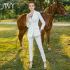 IWY/白色职业装西装套装女时尚西服高端正装美容师工作服长袖西装CP9130 商品缩略图2