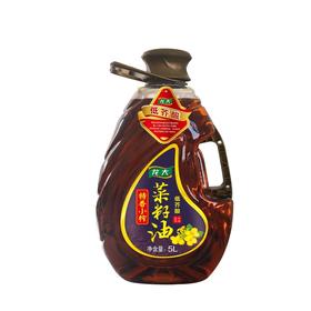 【亚欧超市】龙大低芥酸特香小榨菜籽油5L/桶