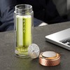 思宝旗舰店橘井泉香双层玻璃杯商务女士办公礼品便携透明泡茶水杯 商品缩略图4