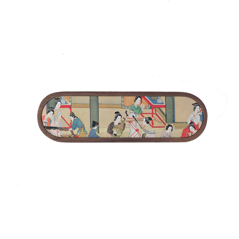 西泠印社『书怀·绪』便携印章 榉木/胡桃木/紫光檀款 印笼嵌入名画定制免费