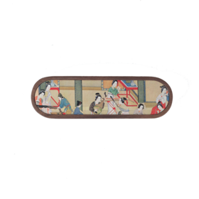 西泠印社『书怀·绪』便携印章 榉木/胡桃木/紫光檀款 印笼嵌入名画定制免费