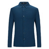 名盾长袖衬衫商务休闲男装四季亲肤保暖时尚针织衬衫 商品缩略图4