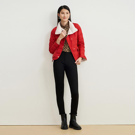 EITIE爱特爱冬季新款时尚轻薄羽绒服女短款保暖6811501 商品图6
