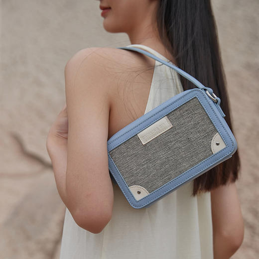 饮水鸟夏季新款非遗夏布包 夏布手机包 商品图5